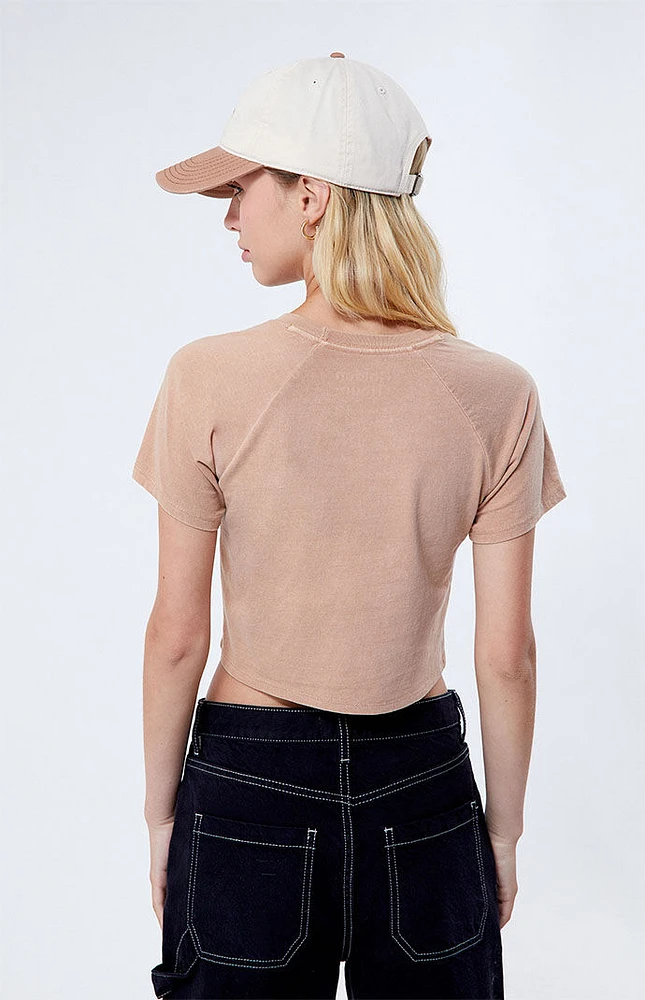 Golden Hour Verona Italy Cropped T-Shirt