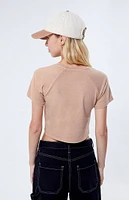 Golden Hour Verona Italy Cropped T-Shirt