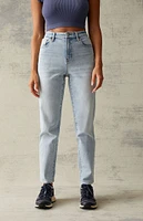 PacSun Light Blue Curve Straight Leg Jeans