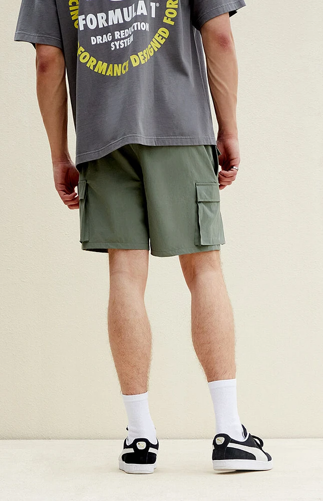 PacSun Green Cargo Shorts