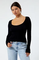 LA Hearts Charlotte Slinky Sweater