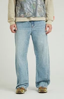 PacSun Light Indigo Extreme Baggy Carpenter Jeans