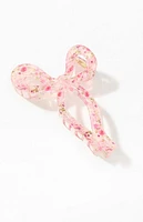 LA Hearts Floral Bow Hair Claw Clip