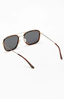 PacSun Square Metal Frame Sunglasses