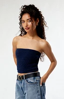 LA Hearts Violette Knit Tube Top