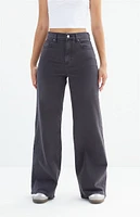 PacSun Nora Stretch Black Wide Leg Jeans