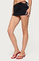 Edikted Maree Bead Cut Out Mini Skirt