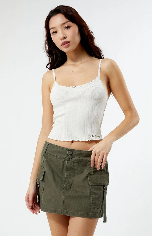 PacSun D-Ring Cargo Mini Skirt