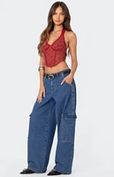 Edikted Chica Lace Halter Corset