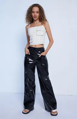 Free People Mid Rise Star Crossed Lovers Trousers
