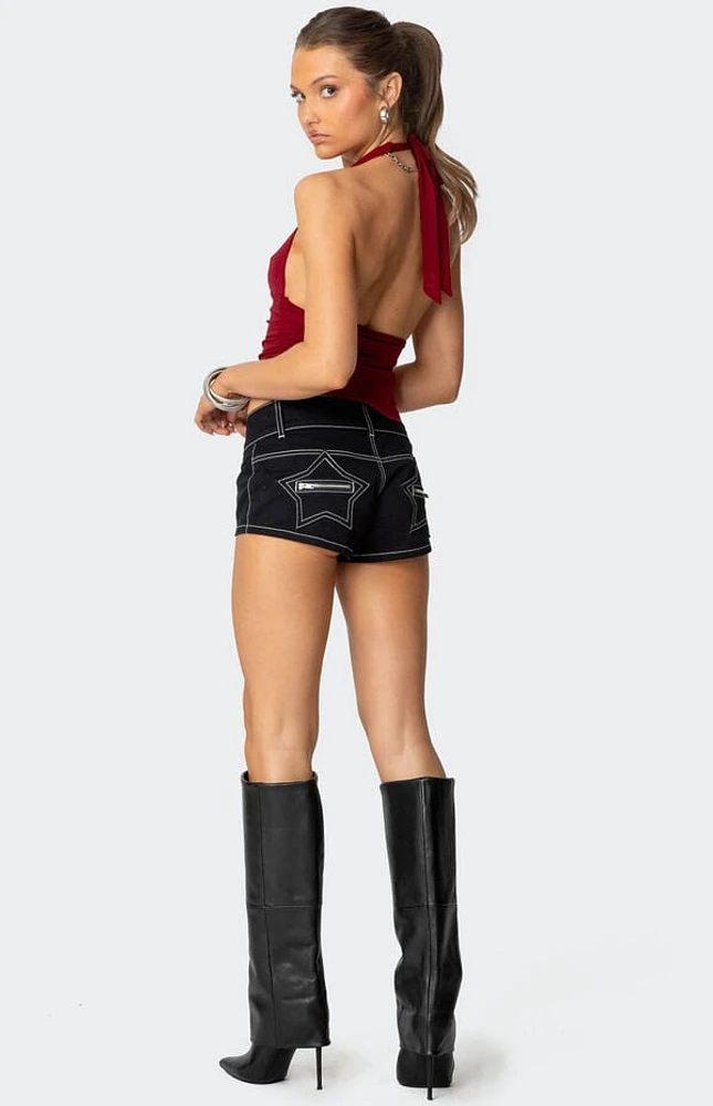 Edikted Yazi Star Micro Shorts