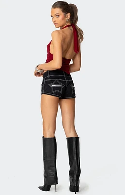 Edikted Yazi Star Micro Shorts
