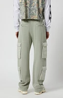 PacSun Gray Baggy Cargo Sweatpants