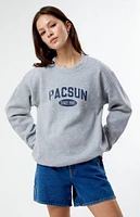 PacSun Distressed Crew Neck Sweatshirt