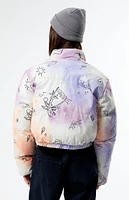 x Chloe Kim Reversible Puffer Bomber Jacket