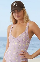 Billabong Peaceful Petals Chloe One Piece Swimsuit