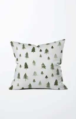 Tree Large Outdoor Throw Pillow
