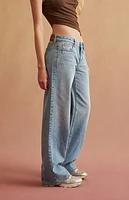 RARE DNM EDIT Light Blue Low Rise Girlfriend Jeans