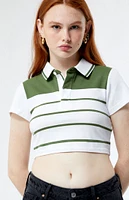 LA Hearts Sporty Polo Top