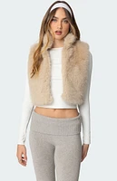 Edikted Cassandra Faux Fur Vest