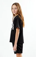 PacSun Kids Black Mesh Jersey