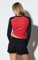 PS / LA Cherry Long Sleeve Raglan T-Shirt