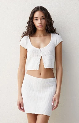 Beverly and Beck Marissa Knit Mini Skirt