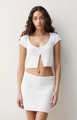Beverly & Beck Marissa Knit Mini Skirt