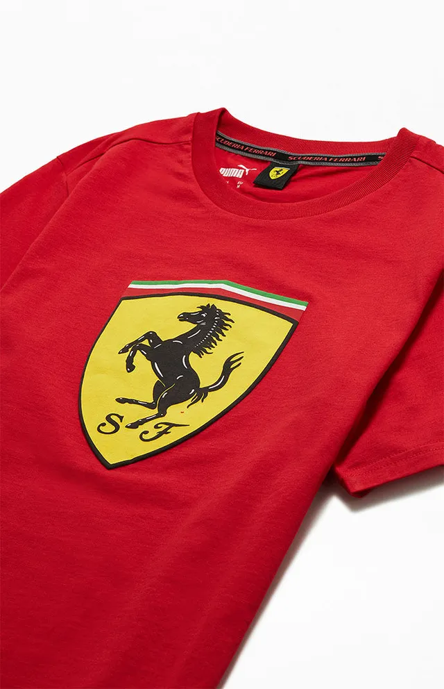  PUMA Men's Standard Scuderia Ferrari Race Shield Tee