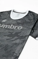 Umbro Kids Black Camo Jersey