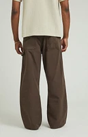 PacSun Brown Baggy Carpenter Cargo Pants