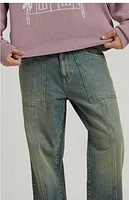 Pacsun Dark Indigo Tinted Baggy Jeans