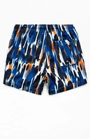 PacSun Scope AOP 4.5" Swim Trunks