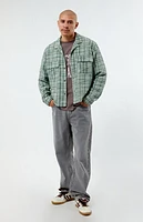 Pacsun Plaid Long Sleeve Camp Shirt