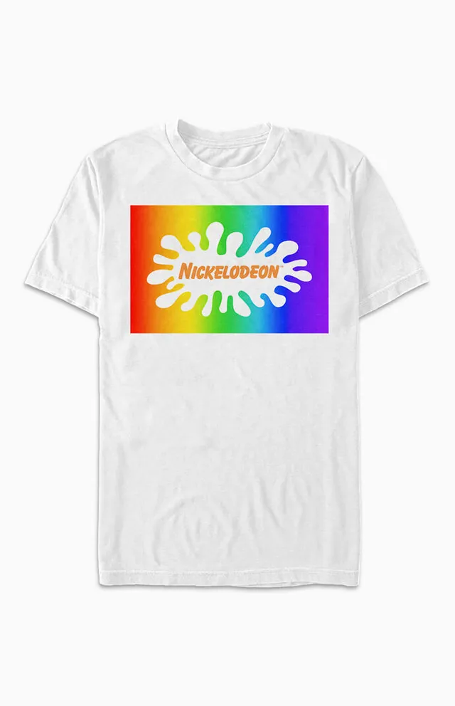 FIFTH SUN Nickelodeon Rainbow Logo T-Shirt