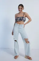 MINKPINK Quinn Ruched Crop Top