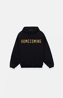 Fear of God Essentials Kids Black Heavy Fleece Hoodie