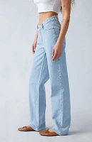 PacSun Light Indigo V-Dip '90s Boyfriend Jeans