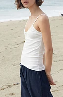John Galt White Tiffany Tank Top