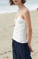 John Galt White Tiffany Tank Top