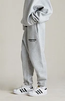 Fear of God Essentials Kids Light Heather Grey Fleece Sweatpants