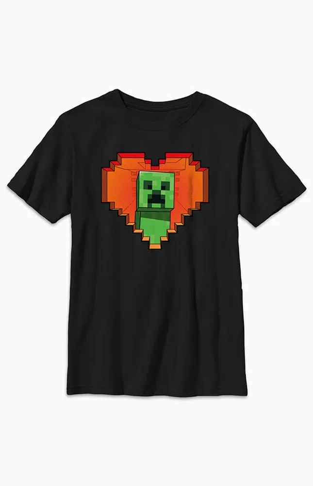 Kids Minecraft Creeper T-Shirt