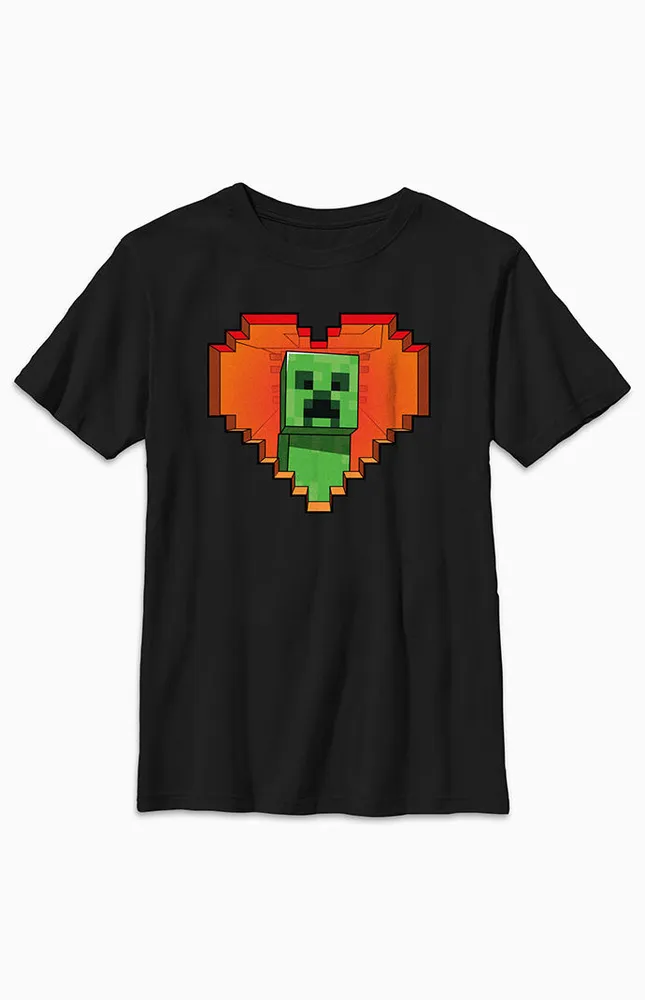 Kids Minecraft Creeper T-Shirt