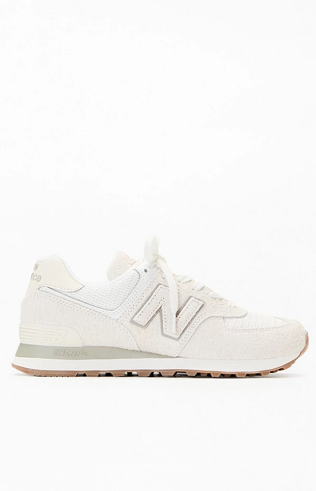 New Balance Women's White 574 Sneakers