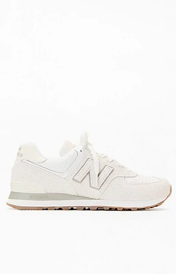 New Balance Women's White 574 Sneakers
