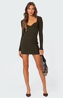 Edikted Amber Knit Mini Dress