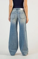 PacSun Casey Low Rise Baggy Jeans Light Indigo Tint