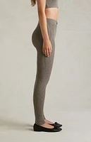 Fear of God Essentials Women's Heather Grey Sweater Knit Leggings