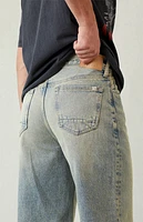 Pacsun Blake Extreme Baggy Jeans Light Blue Tinted
