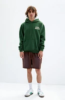 PacSun Brown Acid Wash Sweat Shorts